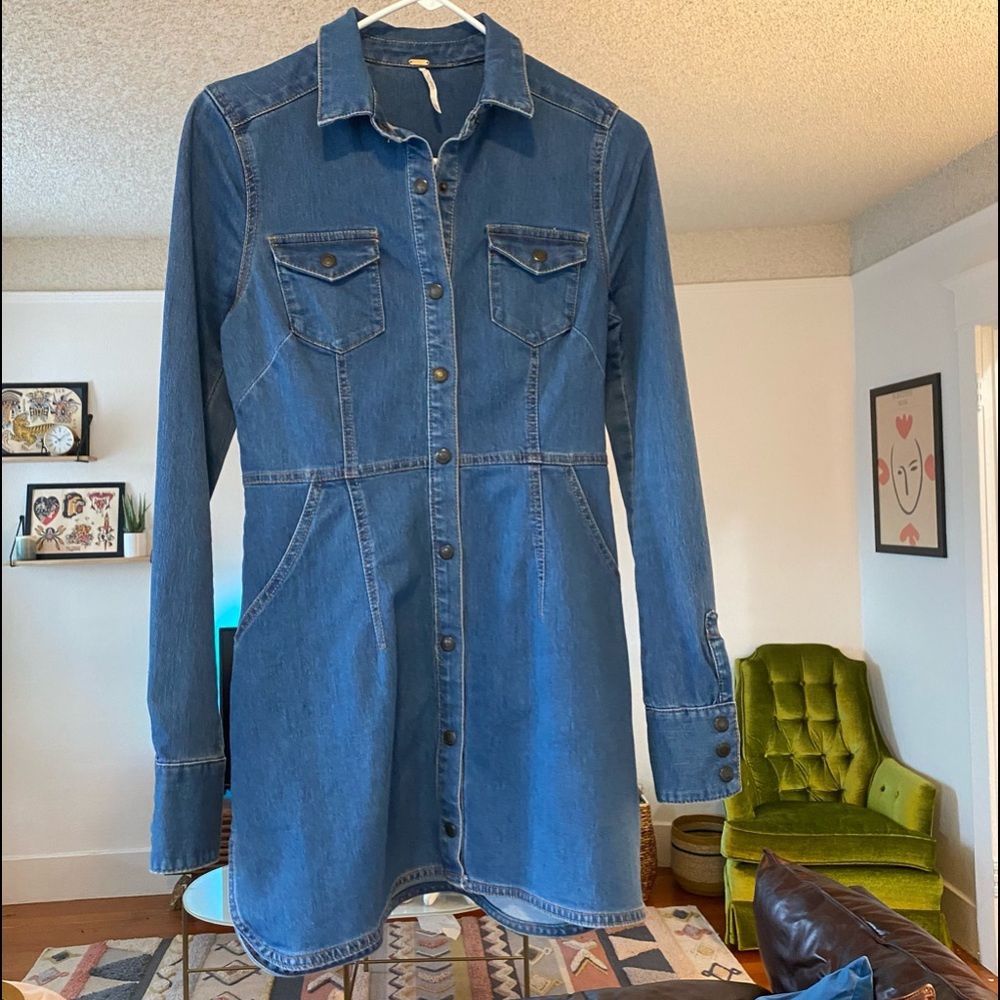 Free People Denim Dress